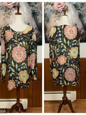 Pretty Athleta Silk Semi Sheer Tunic